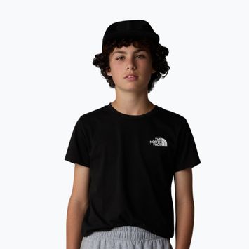 Maglietta The North Face Teen Simple Dome Tee nera da bambino