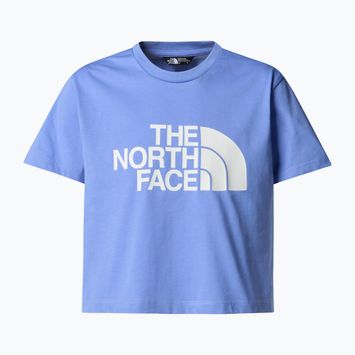 Maglietta da bambino The North Face Crop Easy Tee blu virtuale