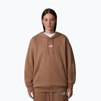 Felpa con cappuccio The North Face Essential Oversize Donna latte