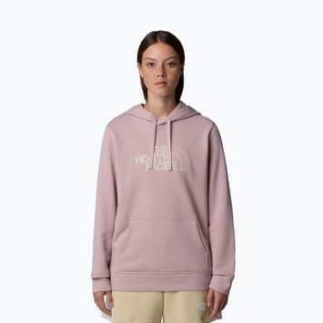 The North Face felpa con cappuccio Drew Peak Light da donna in metallo rosa/bianco dune