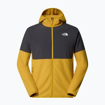Felpa The North Face Glacier Heavyweight Full Zip HD da uomo color curcuma/grigio asfalto