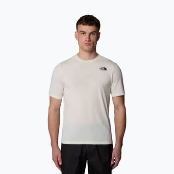 Maglietta da uomo The North Face Foundation Mountains Faces Tee bianca dune