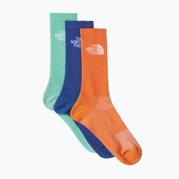 The North Face Multi Sport Cush Crew Socks 3 paia papaya/spuma luminosa/prugna indaco