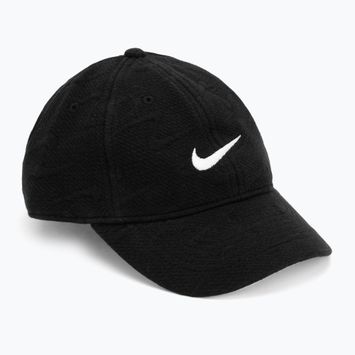 Cappellino con visiera da bambino Nike Swoosh Motion Club black