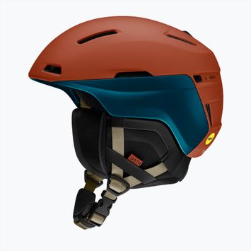 Smith Accel MIPS casco da sci acciaio ruggine opaco