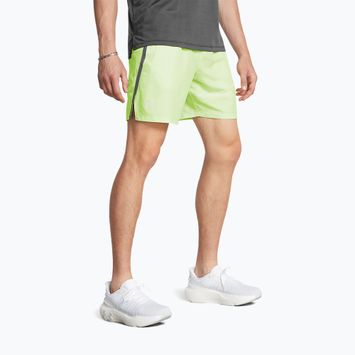 Under Armour Launch 7" pantaloncini da corsa da uomo verde morph/castlerock/riflettente