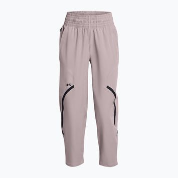 Pantaloni da allenamento Under Armour Unstoppable Ankle tetra grigio/nero da donna