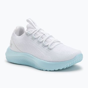 Under Armour Dynamic 2 bianco/stream/argento metallico scarpe da ginnastica da donna