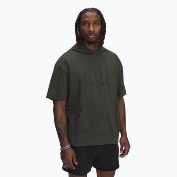 Uomo Under Armour Project Rock SS Terry Hoody verde barocco / verde barocco