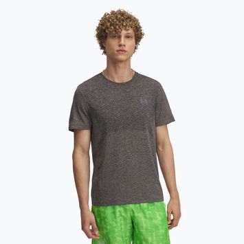 Maglietta da corsa Under Armour Seamless Stride grigio alba/riflettente da uomo