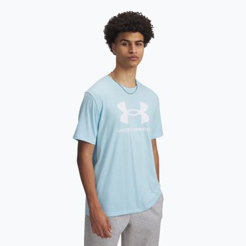Maglietta Under Armour Sportstyle Logo Update stream/bianco da uomo