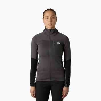 Felpa donna The North Face Polartec Powergrid Stormgap Hoodie anthracite grey/black