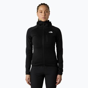 Felpa da donna The North Face Meteora Full Zip nera