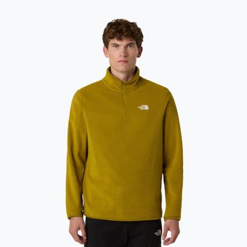 Felpa The North Face Glacier Fleece 1/4 Zip deep dijon da uomo