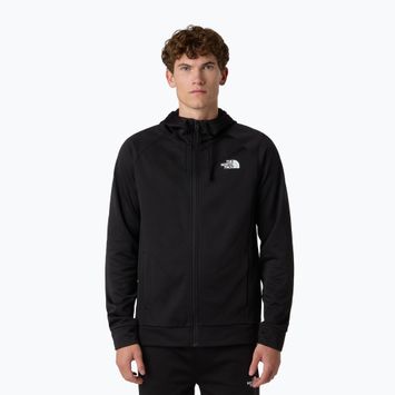 Felpa da uomo The North Face Reaxion 2.0 Hooded Full Zip nero heather