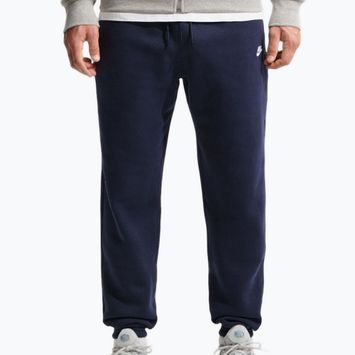 Pantaloni da uomo Nike Club Cuffed Brushed obsidian/obsidian/white