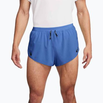 Pantaloncini da corsa Nike AeroSwift Dri-Fit ADV da uomo blu cometa/nero
