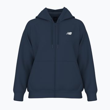 Felpa donna New Balance Fleece Logo Full Zip athletic nb navy