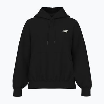 Felpa con cappuccio New Balance Reimagine da donna, nero