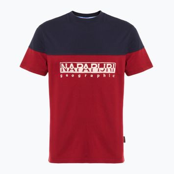 Maglietta Napapijri uomo S-Saturnia rosso tibetano R1E