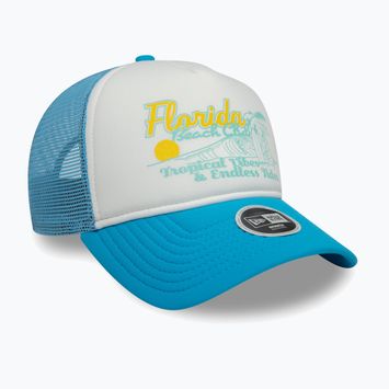 Cappello da baseball New Era Foam Trucker blu pastello