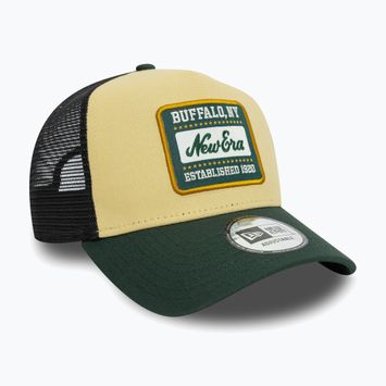 Cappello Trucker in tela New Era NE Patch beige chiaro
