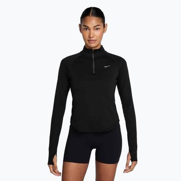 Felpa da running Nike Tempo Dri-Fit 1 / 4 Zip donna nero