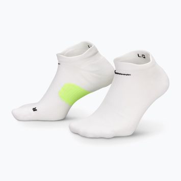 Calzini Nike Running Midweight No-Show white/volt/black