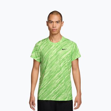 Maglia da tennis uomo Nike Court Dri-Fit Victory Print mean green/black