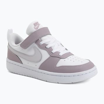 Scarpe per bambini Nike Court Borough Low Recraft white/plum fog/white/venice