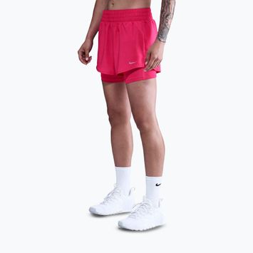 Pantaloncini donna Nike One Dri-Fit High-Waisted 3" 2In1 rush pink