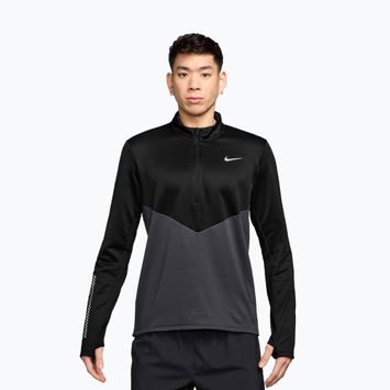 Felpa da running uomo Nike Pacer Winterized 1/2 Zip anthracite/black