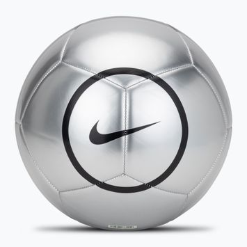 Pallone da calcio Nike Academy T90 Metallic '26 metallic silver/black/black taglia 5