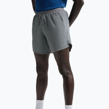 Pantaloncini da running da uomo Nike Stride Dri-Fit Brief-Lined 7" smoke grey