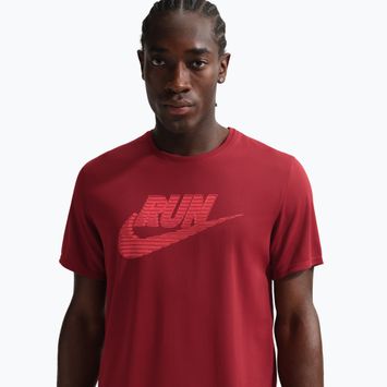Maglia running uomo Nike Miler Dri-Fit UV team crimson/light crimson