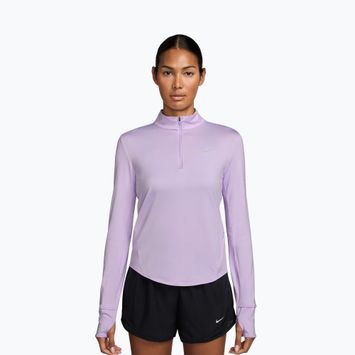 Maglia running a maniche lunghe da donna Nike Swift Dri-Fit UV 1/4-Zip violet mist