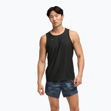 Maglietta da running da uomo HOKA Airolite Tank 2.0 black
