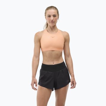 Reggiseno sportivo HOKA Hupana Sports RemovaleCup pale tangerine