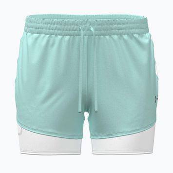 Pantaloncini da running da donna Under Armour Velociti Pro 4" 2N1 refresh mint/castlerock