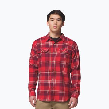 Camicia da uomo Columbia Flare Gun Stretch Flannel mtn red trails edge plaid