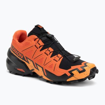 Scarpe da corsa Salomon Speedcross 6 da uomo, rosse/nere/turchese