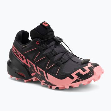 Scarpe da corsa da donna Salomon Speedcross 6 GTX nine iron/nero/rosa flamingo