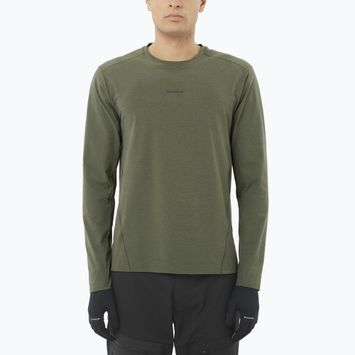 Longsleeve da uomo Salomon Trackline grape leaf