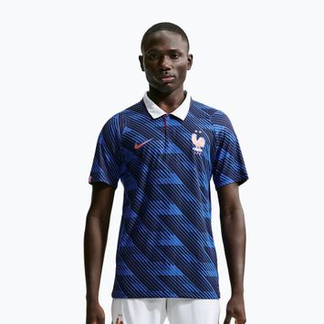 Maglietta da calcio da uomo Nike FFF 2026/27 Match Home game royal/metallic copper