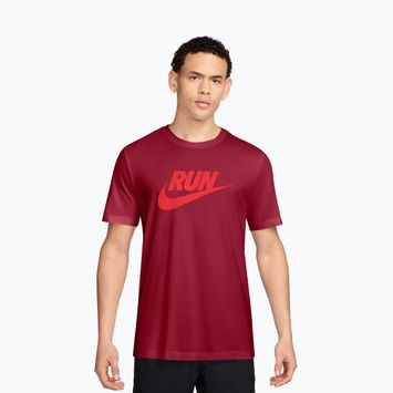 Maglia uomo Nike Dri-Fit Running Team Crimson/Light Crimson
