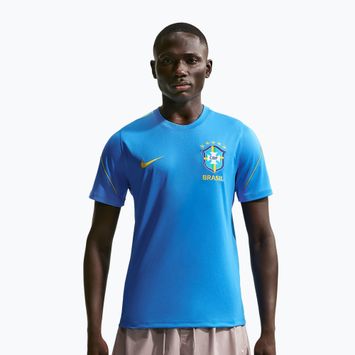 Maglietta da calcio da uomo Nike Brazil Strike light photo blue/light menta/midwest gold