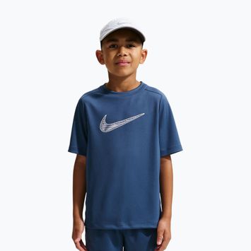 T-shirt bambino Nike Multi Dri-Fit mystic navy/white