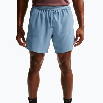Pantaloncini running uomo Nike Stride Dri-Fit 2in1 7" work blue