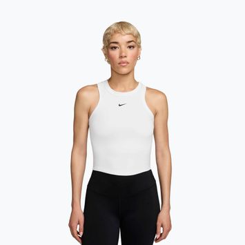 Canotta donna Nike One Fitted Dri-Fit Cropped Tank thunder white/black