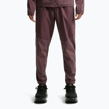 Pantaloni da running uomo Nike Stride Repel Woven dark wine/tattoo/burgundy crush